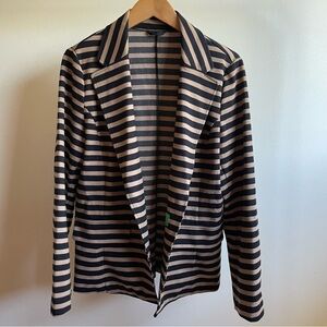 United Color of Benetton Black and brown blazer